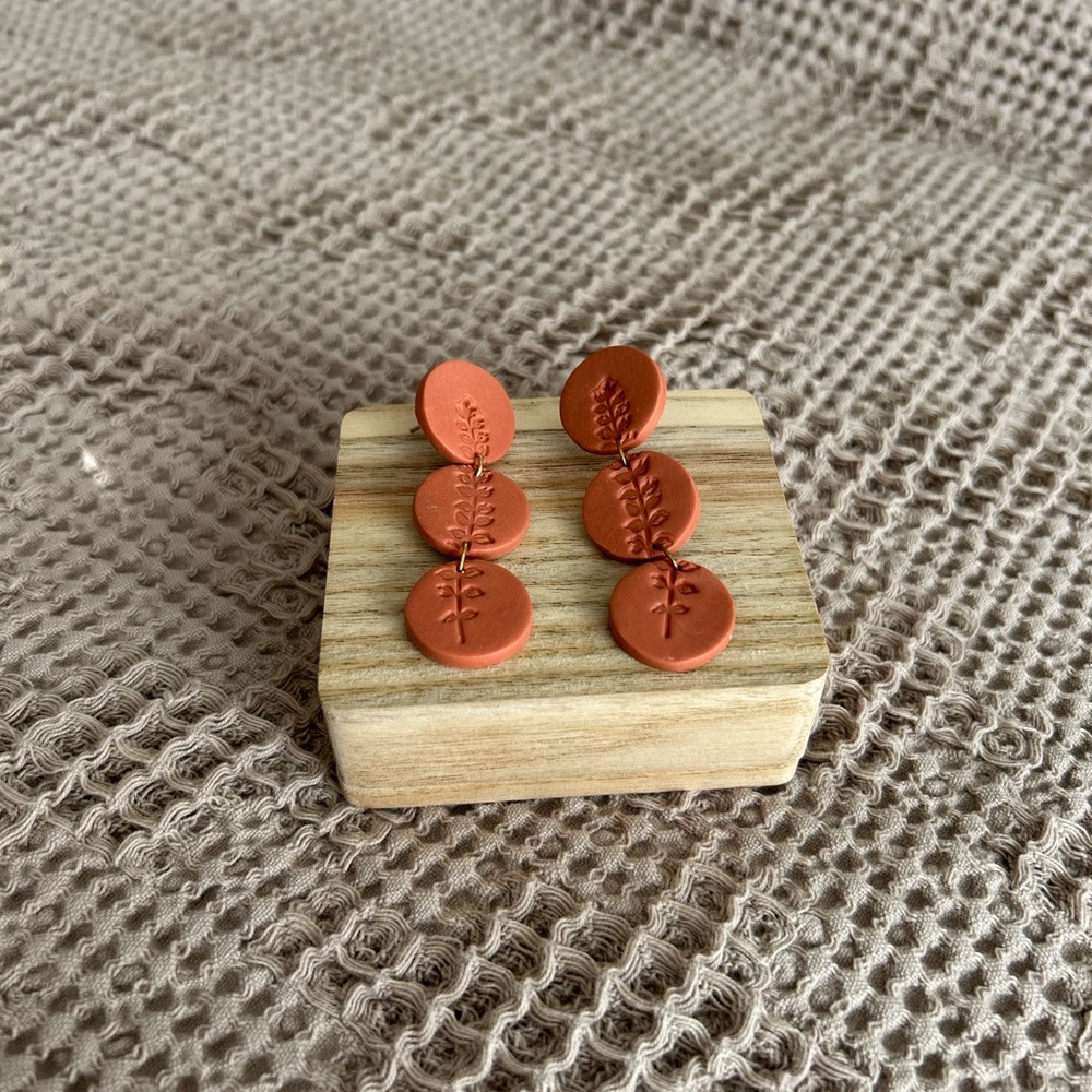 Elegant Terracotta Earrings